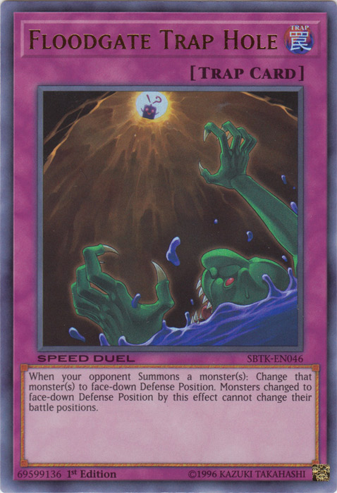 Floodgate Trap Hole [SBTK-EN046] Ultra Rare | Jomio and Rueliete's Cards and Comics