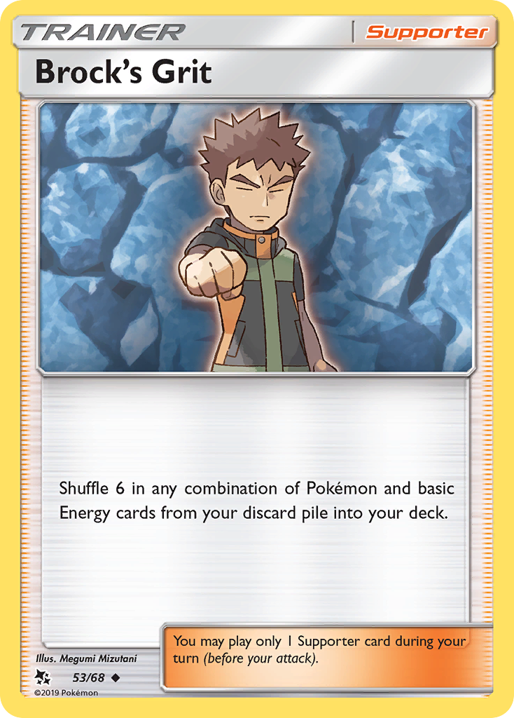 Brock's Grit (53/68) [Sun & Moon: Hidden Fates] | Jomio and Rueliete's Cards and Comics
