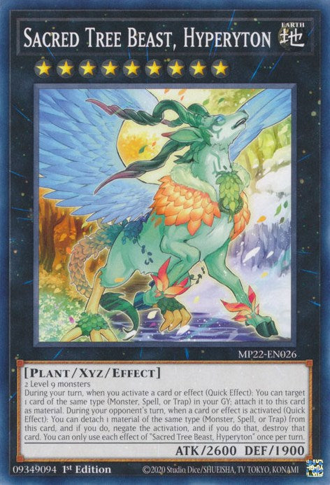 Sacred Tree Beast, Hyperyton [MP22-EN026] Common | Jomio and Rueliete's Cards and Comics