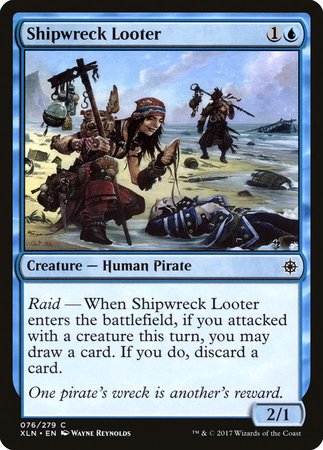 Shipwreck Looter [Ixalan] | Jomio and Rueliete's Cards and Comics