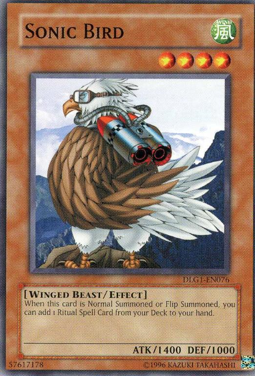 Sonic Bird [DLG1-EN076] Common | Jomio and Rueliete's Cards and Comics