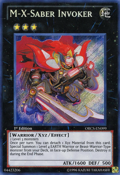 M-X-Saber Invoker [ORCS-EN099] Secret Rare | Jomio and Rueliete's Cards and Comics