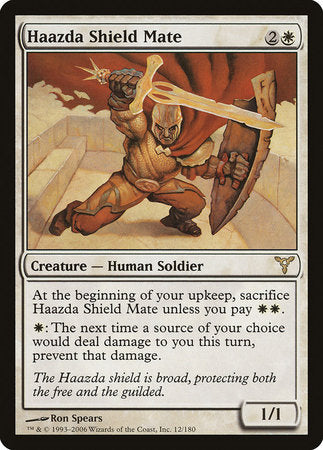 Haazda Shield Mate [Dissension] | Jomio and Rueliete's Cards and Comics