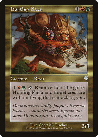 Hunting Kavu [Invasion] | Jomio and Rueliete's Cards and Comics