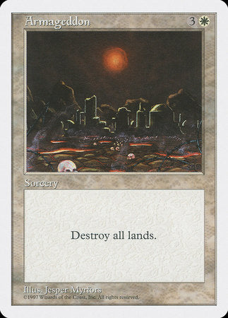 Armageddon [Fifth Edition] | Jomio and Rueliete's Cards and Comics
