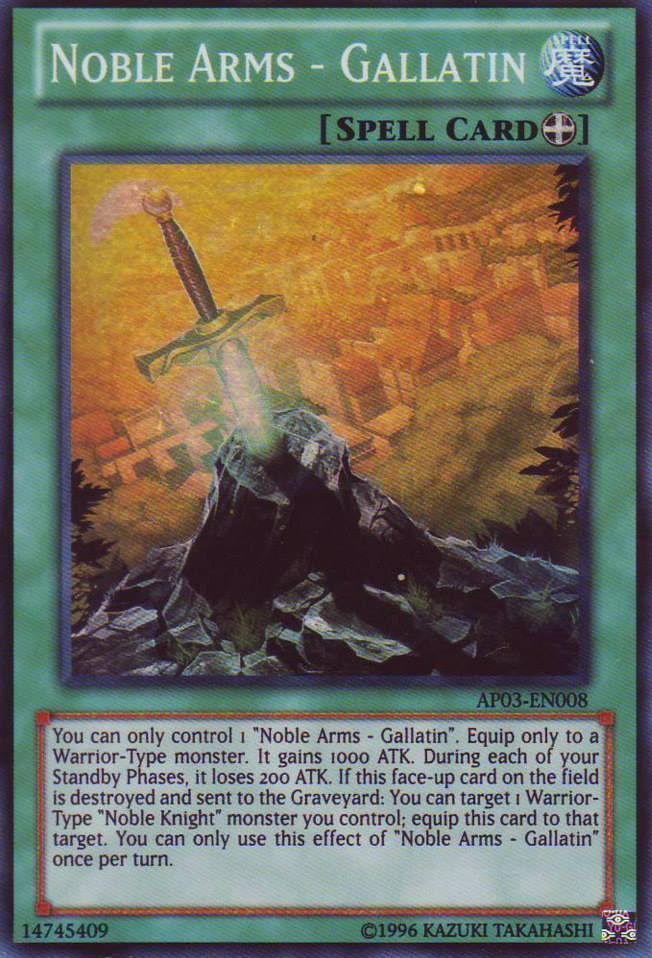 Noble Arms - Gallatin [AP03-EN008] Super Rare | Jomio and Rueliete's Cards and Comics