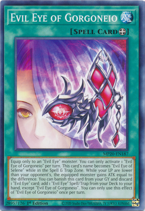 Evil Eye of Gorgoneio [MP20-EN187] Common | Jomio and Rueliete's Cards and Comics