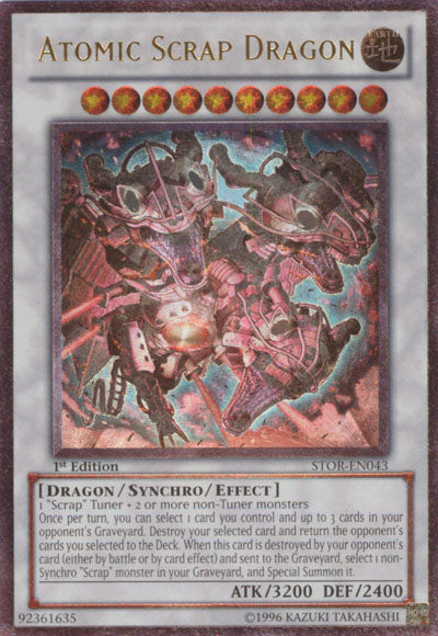 Atomic Scrap Dragon (UTR) [STOR-EN043] Ultimate Rare | Jomio and Rueliete's Cards and Comics
