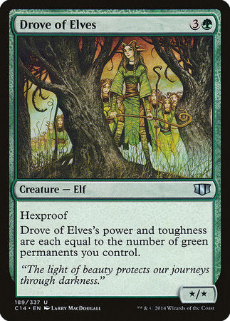 Drove of Elves [Commander 2014] | Jomio and Rueliete's Cards and Comics