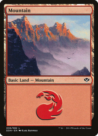 Mountain (36) [Duel Decks: Speed vs. Cunning] | Jomio and Rueliete's Cards and Comics