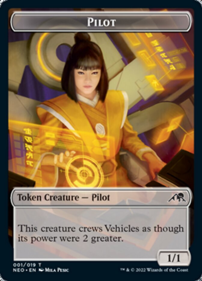 Pilot Token [Kamigawa: Neon Dynasty Tokens] | Jomio and Rueliete's Cards and Comics