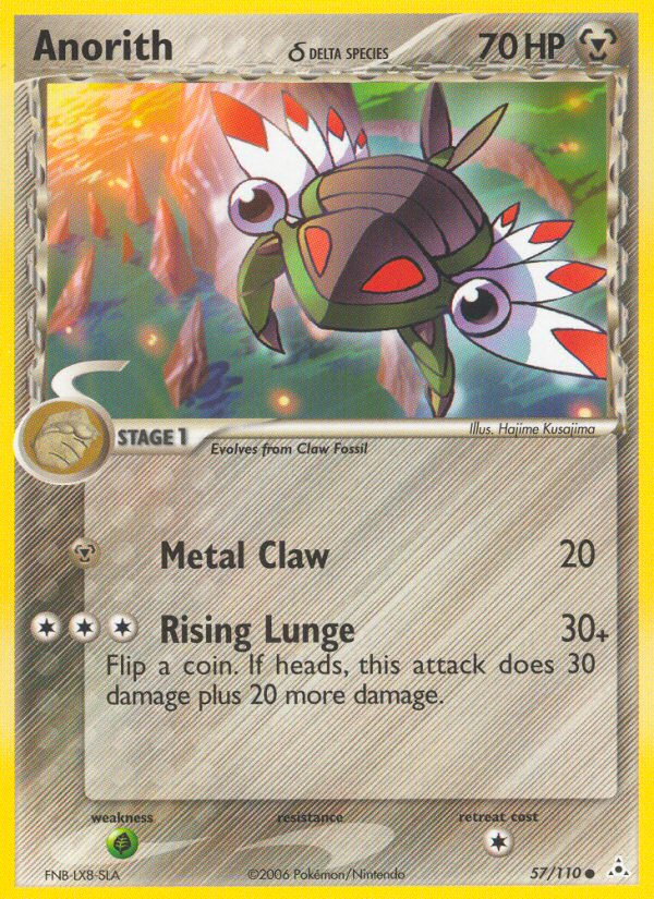 Anorith (57/110) (Delta Species) [EX: Holon Phantoms] | Jomio and Rueliete's Cards and Comics