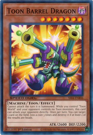 Toon Barrel Dragon [SS04-ENB06] Common | Jomio and Rueliete's Cards and Comics