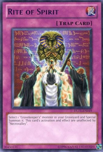 Rite of Spirit (Purple) [DL11-EN019] Rare | Jomio and Rueliete's Cards and Comics