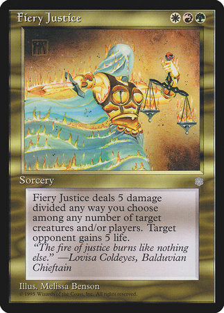 Fiery Justice [Ice Age] | Jomio and Rueliete's Cards and Comics