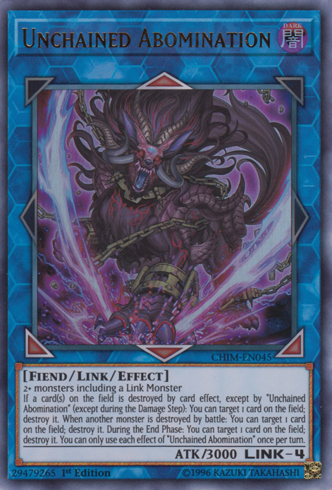 Unchained Abomination [CHIM-EN045] Ultra Rare | Jomio and Rueliete's Cards and Comics
