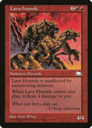 Lava Hounds [Weatherlight] | Jomio and Rueliete's Cards and Comics