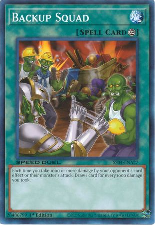Backup Squad [SS04-ENA27] Common | Jomio and Rueliete's Cards and Comics