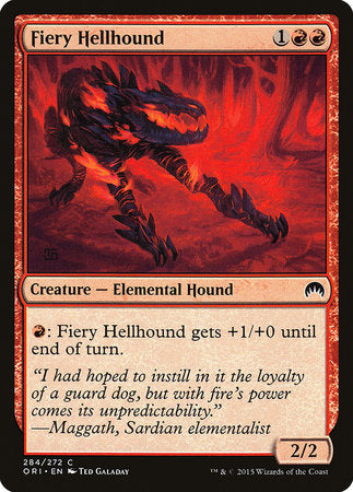Fiery Hellhound [Magic Origins] | Jomio and Rueliete's Cards and Comics