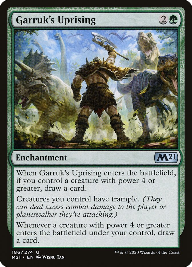 Garruk's Uprising [Core Set 2021] | Jomio and Rueliete's Cards and Comics