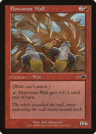 Flowstone Wall [Nemesis] | Jomio and Rueliete's Cards and Comics