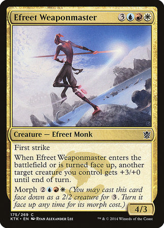 Efreet Weaponmaster [Khans of Tarkir] | Jomio and Rueliete's Cards and Comics