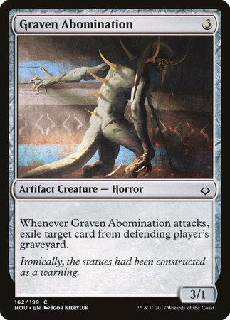 Graven Abomination [Hour of Devastation] | Jomio and Rueliete's Cards and Comics