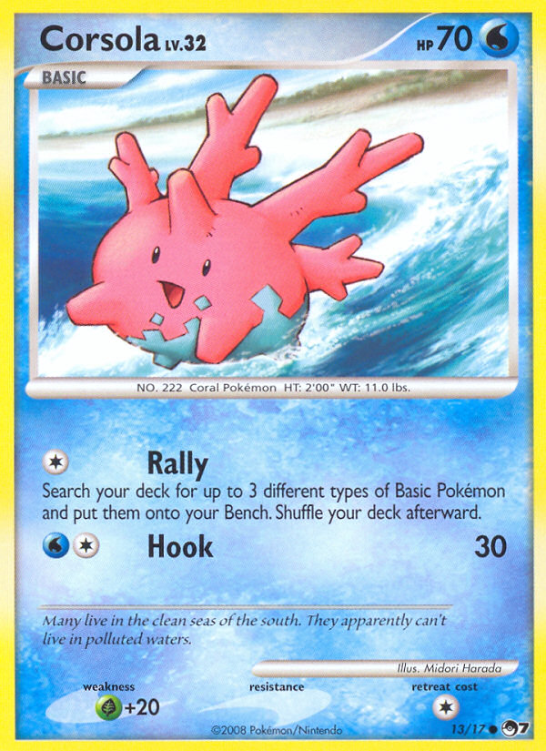 Corsola (13/17) [POP Series 7] | Jomio and Rueliete's Cards and Comics
