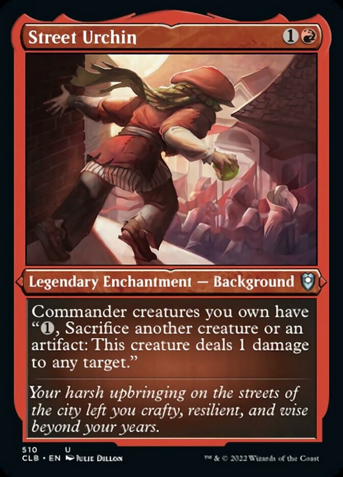 Street Urchin (Foil Etched) [Commander Legends: Battle for Baldur's Gate] | Jomio and Rueliete's Cards and Comics