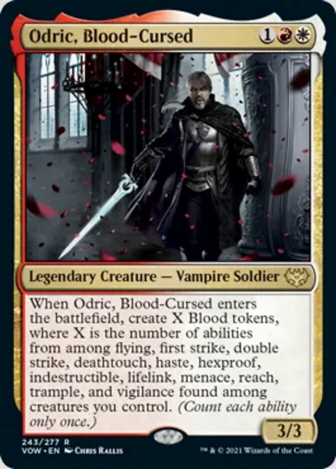 Odric, Blood-Cursed [Innistrad: Crimson Vow] | Jomio and Rueliete's Cards and Comics