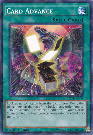Card Advance (Shatterfoil) [BP03-EN185] Common | Jomio and Rueliete's Cards and Comics