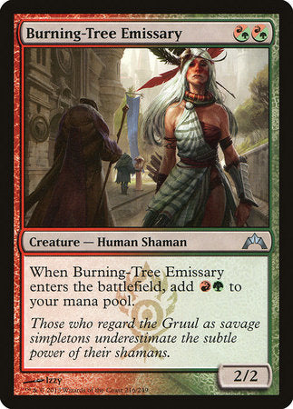 Burning-Tree Emissary [Gatecrash] | Jomio and Rueliete's Cards and Comics