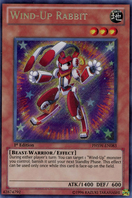 Wind-Up Rabbit [PHSW-EN083] Secret Rare | Jomio and Rueliete's Cards and Comics