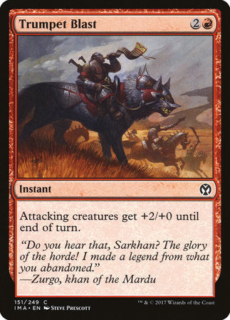 Trumpet Blast [Iconic Masters] | Jomio and Rueliete's Cards and Comics