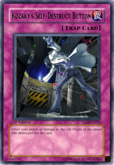 Kozaky's Self-Destruct Button [TLM-EN052] Rare | Jomio and Rueliete's Cards and Comics