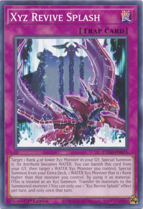 Xyz Revive Splash [ETCO-EN075] Common | Jomio and Rueliete's Cards and Comics