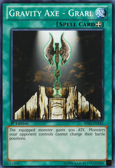 Gravity Axe - Grarl [BP02-EN143] Common | Jomio and Rueliete's Cards and Comics