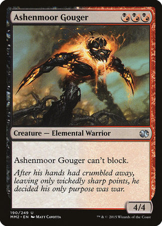 Ashenmoor Gouger [Modern Masters 2015] | Jomio and Rueliete's Cards and Comics
