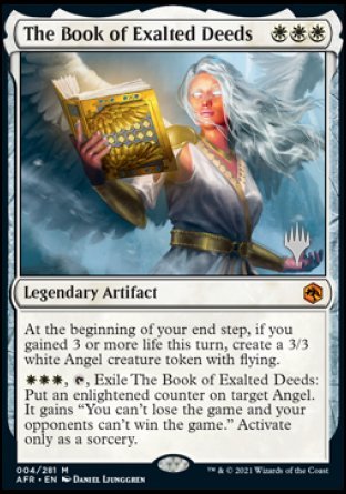 The Book of Exalted Deeds (Promo Pack) [Dungeons & Dragons: Adventures in the Forgotten Realms Promos] | Jomio and Rueliete's Cards and Comics