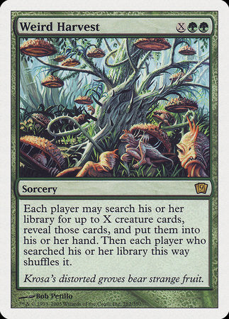 Weird Harvest [Ninth Edition] | Jomio and Rueliete's Cards and Comics