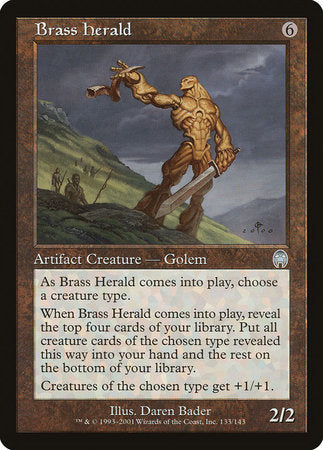 Brass Herald [Apocalypse] | Jomio and Rueliete's Cards and Comics