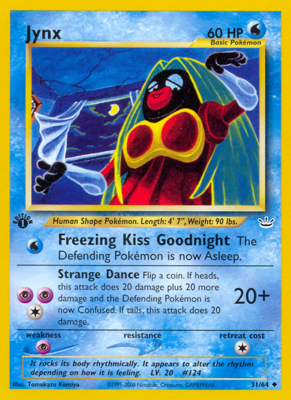 Jynx (31/64) [Neo Revelation 1st Edition] | Jomio and Rueliete's Cards and Comics