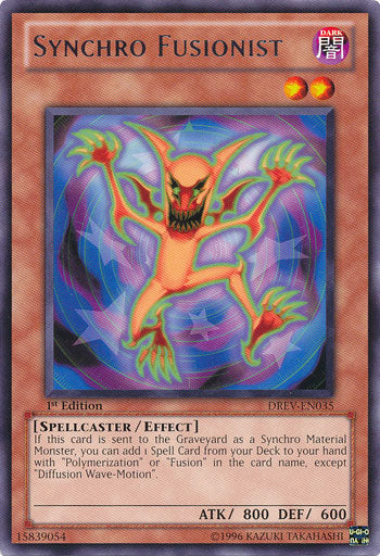 Synchro Fusionist [DREV-EN035] Rare | Jomio and Rueliete's Cards and Comics