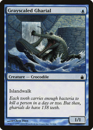 Grayscaled Gharial [Ravnica: City of Guilds] | Jomio and Rueliete's Cards and Comics