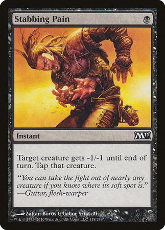Stabbing Pain [Magic 2011] | Jomio and Rueliete's Cards and Comics
