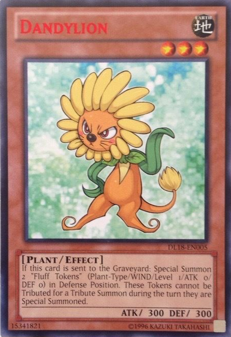 Dandylion (Red) [DL18-EN005] Rare | Jomio and Rueliete's Cards and Comics