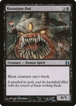 Razorjaw Oni [Commander 2011] | Jomio and Rueliete's Cards and Comics
