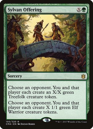 Sylvan Offering [Commander Anthology] | Jomio and Rueliete's Cards and Comics