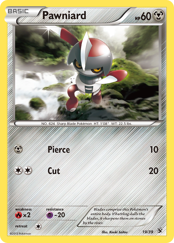 Pawniard (19/39) [XY: Kalos Starter Set] | Jomio and Rueliete's Cards and Comics