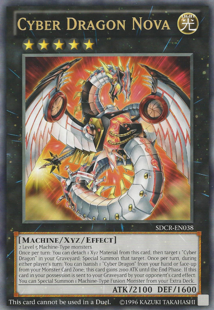 Cyber Dragon Nova (Oversized) (Machine Madness) [SDCR-EN038] Promo | Jomio and Rueliete's Cards and Comics